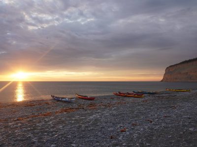 Anticosti lever de soleil Sentier-Vert