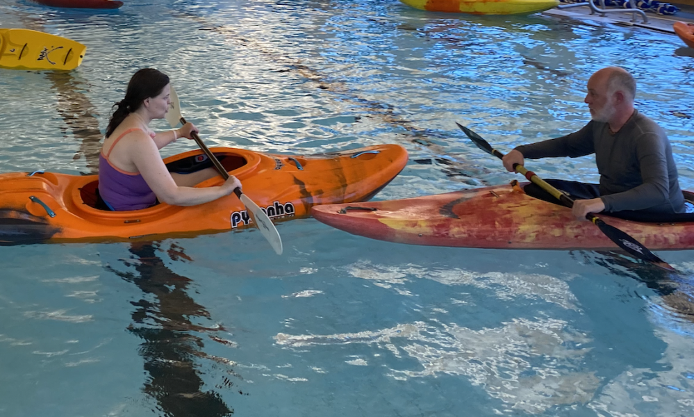 Kayak en piscine