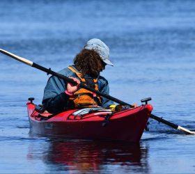 Nicolas en kayak de mer